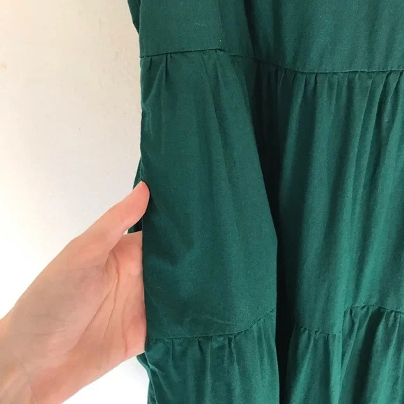 Forest Witch Green Sleeveless Maxi Dress - Picture 9 of 13